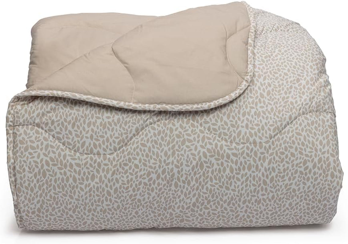 Foppapedretti Notte & Natura Salbeiblüten-Steppdecke, Bezug, 100 % Baumwolle, hergestellt in Italien. Bettdecken und Steppdecken Naty Shop Sandblumen King Single