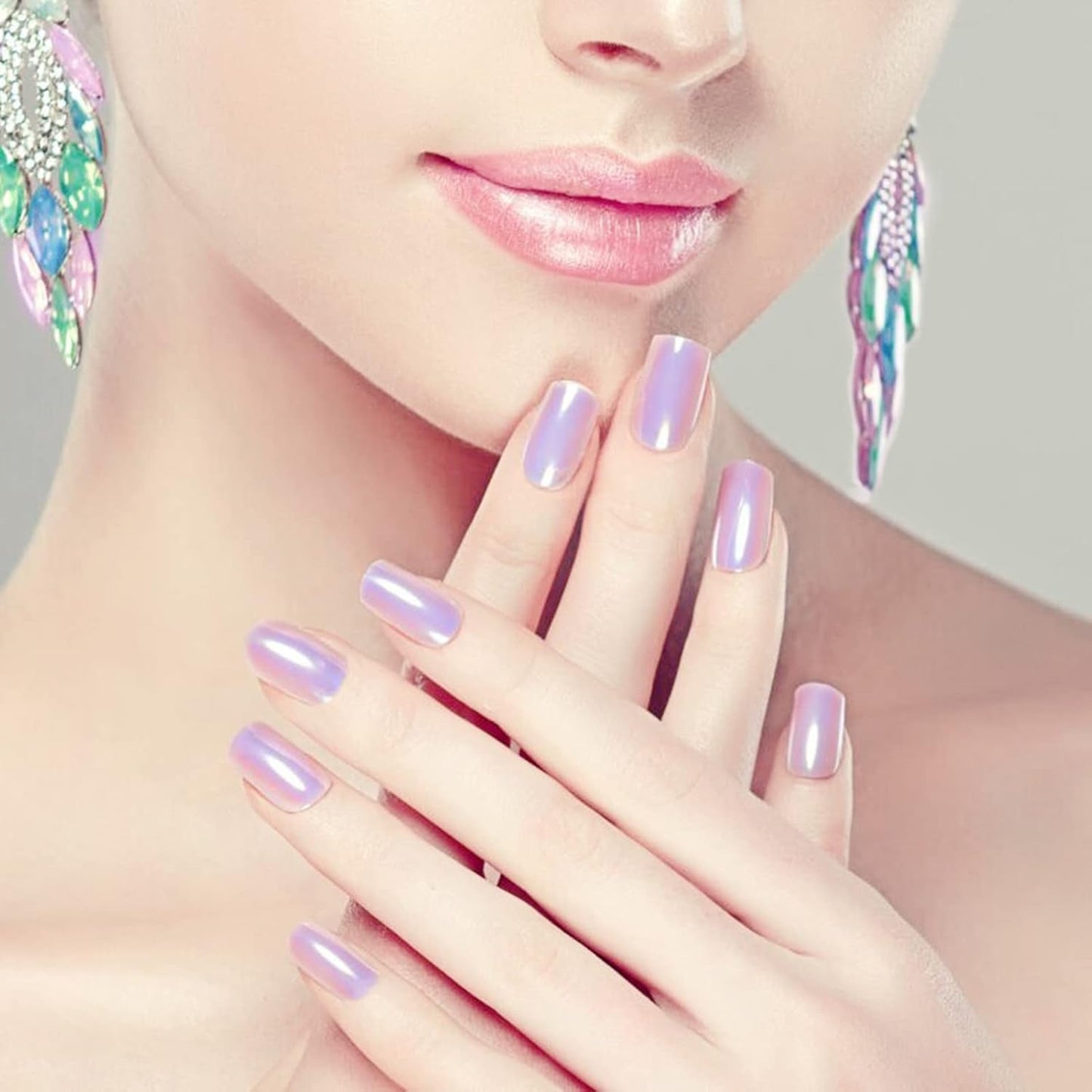 500 Stück französische künstliche Nagelspitzen, Acryl, künstliche Nagelspitzen, Set, Nagelverlängerungen, Nagelspitzen, künstliche Nägel, Zubehör mit 4 Stück Nageldesign-Kleber, Gel-Nägel, natürlich