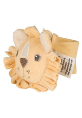 Löwe Löwe Rasselarm Sterntaler – Kuscheltier für Babys mit Rassel und Gummiband – Zum Greifen und Spielen für Babys – Ideales Geschenk, Ochre Baby Toys Naty Shop Standardtitel