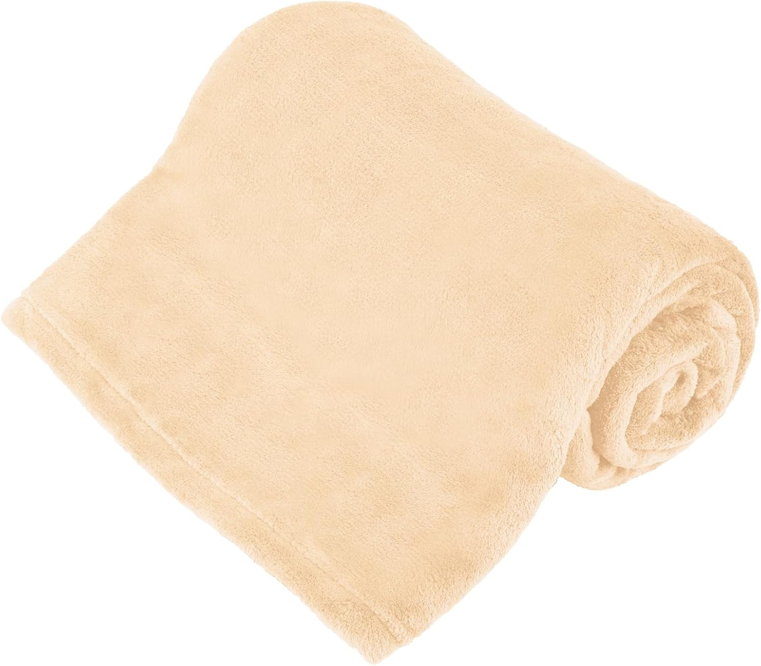 Teesa Fleecedecke 200 x 220 cm grau TSA8902-1 Teesa Creme Betten und Decken 150 x 200