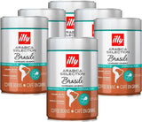 ILLY 6 Schachteln Kaffeebohnen à 250 Gramm, Arabica Selection, Brasilien, Cerrado Mineiro-Zertifikat, Regenagri