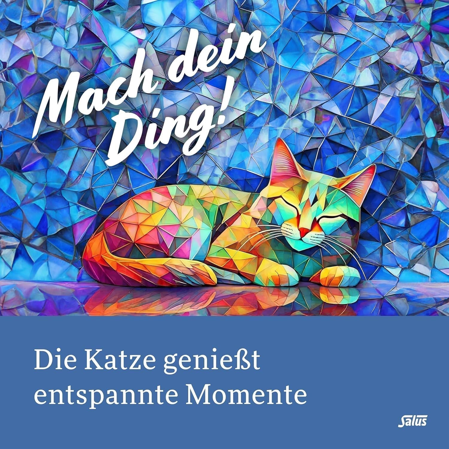 Salus – Krafttier-Tee – Die stille Katze – 1X 15 Filterbeutel (28,5 g) – Minz-Kräutertee mit Ashwagandha – Bio