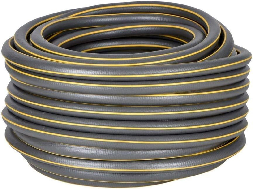 HOZELOCK - Gartenschlauch Ultramax Ø 12,5 mm (1/2") 15 m: Robuster, wetterfester Gartenschlauch, verhindert Verdrehen, Biegen und Quetschen, aus 40 % recyceltem PVC [116240], Grau