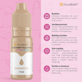 Goodbake Pastell Sand Beige Lebensmittelfarbe (11 ml) – Hochdosierte Lebensmittelfarbe – Zum Färben von Kuchen, Fondant, Buttercreme, Macarons, Getränken, Schleim und vielen anderen Gegenständen. 100 % vegan