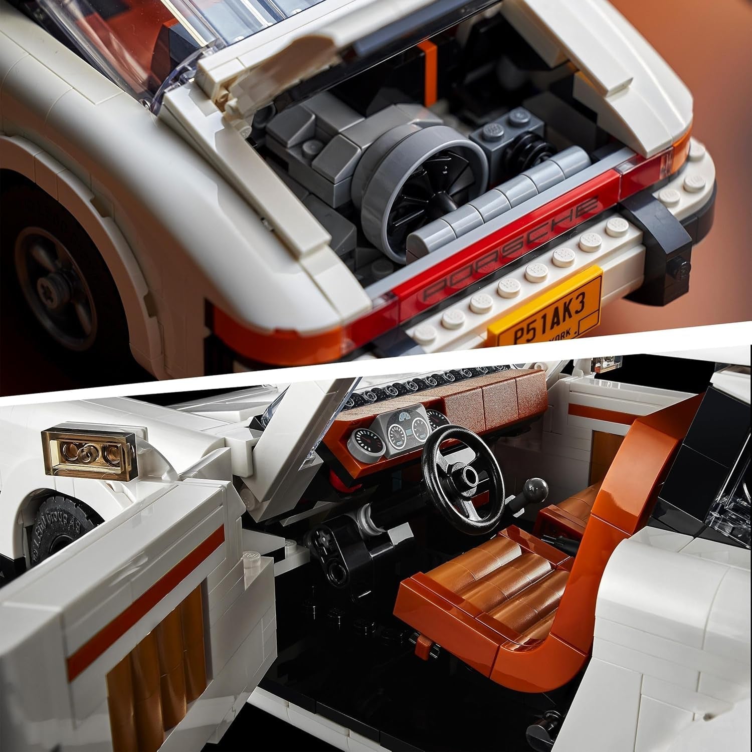 LEGO Icons Porsche 911 Automodell für Erwachsene, Rennwagen-Modellbausatz zum Sammeln von 10295 Bausätzen Besuchen Sie den LEGO-Store