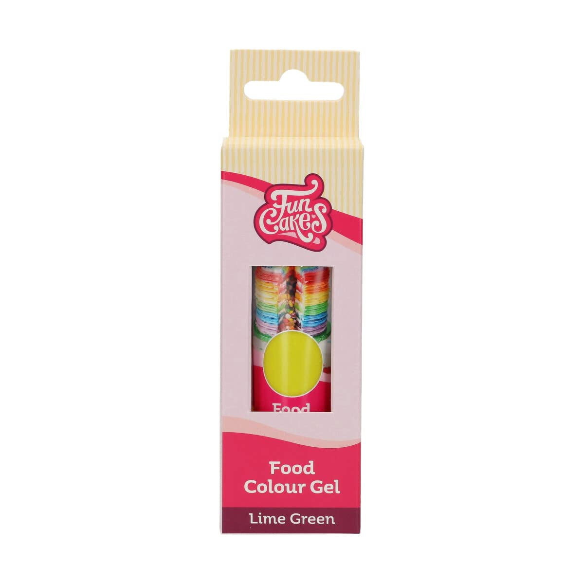 Funcakes Lime Green Gel-Lebensmittelfarbe: Hochkonzentrierte Lebensmittelfarbe für Teig, Creme, Fondant und Marzipan. Einfache Dosierung. Ein einziger Tropfen, um lebendige Farben zu erzeugen. Halal. 30 g.
