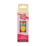 Funcakes Lime Green Gel-Lebensmittelfarbe: Hochkonzentrierte Lebensmittelfarbe für Teig, Creme, Fondant und Marzipan. Einfache Dosierung. Ein einziger Tropfen, um lebendige Farben zu erzeugen. Halal. 30 g.