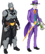 DC Batman Adventures Batman Vs the Joker Actionfiguren-Set, 30 cm – 2 voll bewegliche Figuren mit 12 Gängen für spannendes Rollenspiel, Spielzeug für 4+ Kinder Actionfiguren Naty Shop