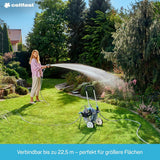 Cellfast SPRING Bewässerungsschlauch, Dreikanal-Bewässerungsschlauch mit vollständigen Anschlüssen, aus hochwertigem Draht, UV-beständig, 15 m, 1/2 Zoll, 19-022, mehrfarbig, 38 x 38 x 8 cm