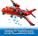 LEGO City Feuerwehrflugzeug, Kinderspielzeug-Flugzeug-Feuerwehrset, Bauset mit 3 Feuerwehrfiguren und Feuerdekoration, tolle Geschenkidee für Jungen und Mädchen ab 6 Jahren 60413 Bausets Besuchen Sie den LEGO-Store