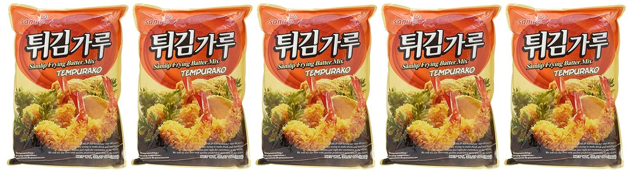 Backmischung Für Tempura Gerichte, 5Er Pack (5 X 1 Kg) Mischung zum Backen und Kochen Naty Shop