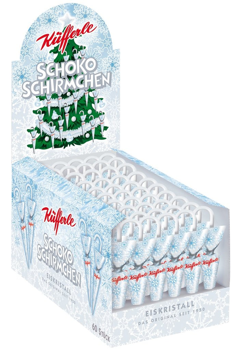 Schokoladenschatten Küfferle Polarsilber 810g (60 Stück)