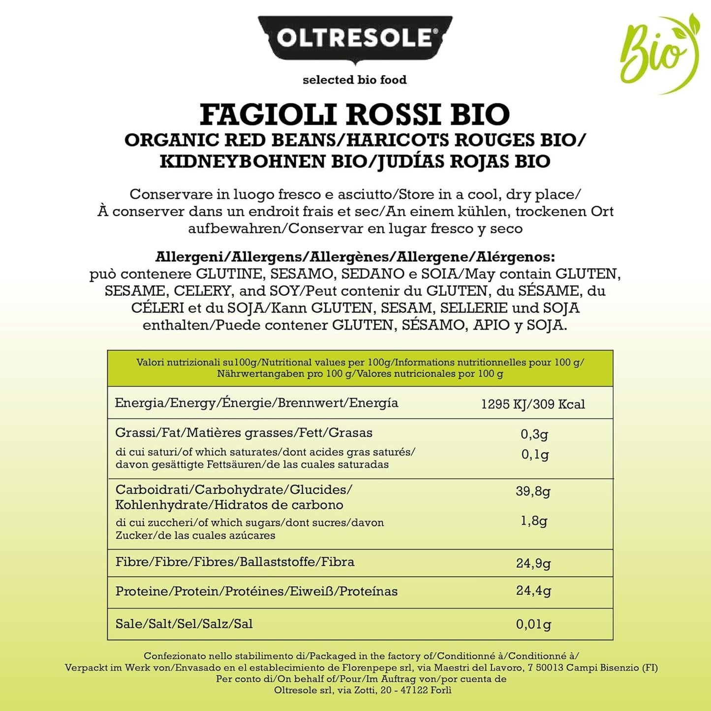 Bio-Rotbohnen 1 kg, getrocknete Bio-Hülsenfrüchte aus kontrolliertem Anbau, reich an Proteinen und Mineralstoffen, ideal für kalorienarme, vegane und vegetarische Ernährung