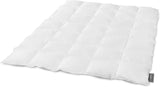 Traumnacht Basic Leichte Daunendecke mit neuen weißen Daunen (60 %) und Federn (40 %), DIN EN 12934, 135 x 200 cm, Down Pass und Öko-Tex zertifiziert, hergestellt nach dem deutschen Qualitätsstandard Bettdecken und Steppdecken Naty Shop 60 Prozent Daunen / 40 Prozent Federn Mittlere Bettdecke für alle Jahreszeiten 155 x 220