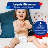 - Windeln, Größe 3 (4-9 kg) – gesund und sehr saugfähig – 12 Stunden auslaufsicher – keine unerwünschten Substanzen – hergestellt in Frankreich – erschwinglicher Preis – 150 Wegwerfwindeln