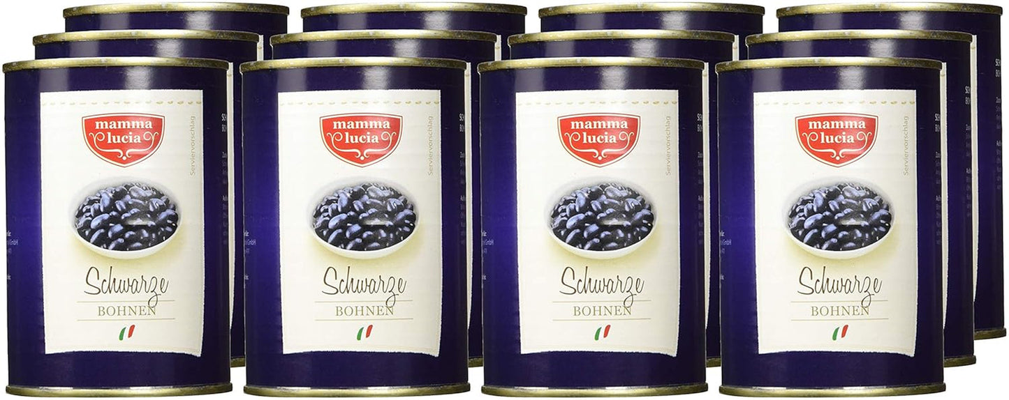 Schwarze Bohnen, 12er Packung (12 x 425 ml)