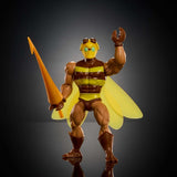 Masters of the Universe Origins Actionfigur Buzz-Off aus der Cartoon-Sammlung, ca. 14 cm groß, aus 1980er TV, Bienenführer mit Flügeln und Brille mit Speer, JBM88 Actionfiguren Naty Shop