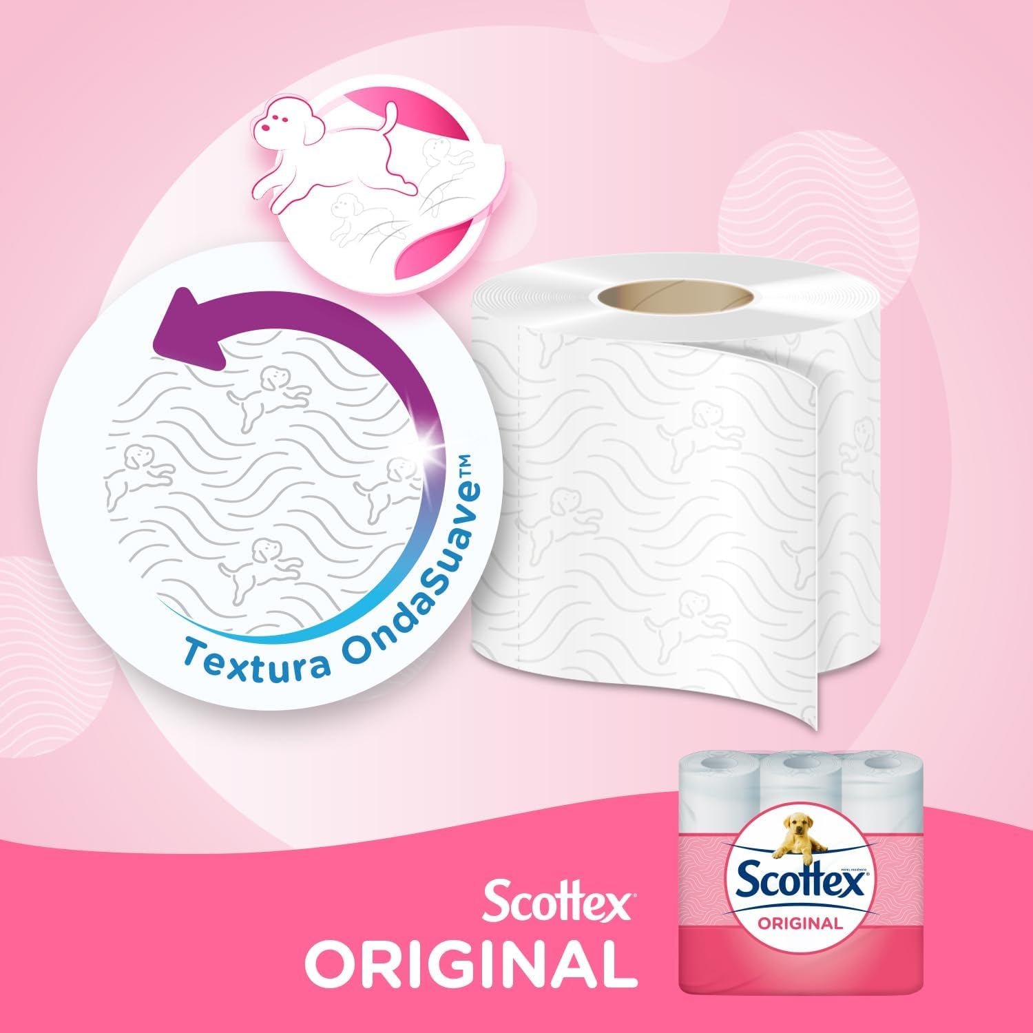 Toilettenpapier Original, 128 weiße Rollen