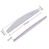 URAQT Professionelle Nagelfeile, 16 Stück, Feile 100/180, Waschbar, Für Nägel, Doppelseitig – Friseursalon, Haustiere (White)