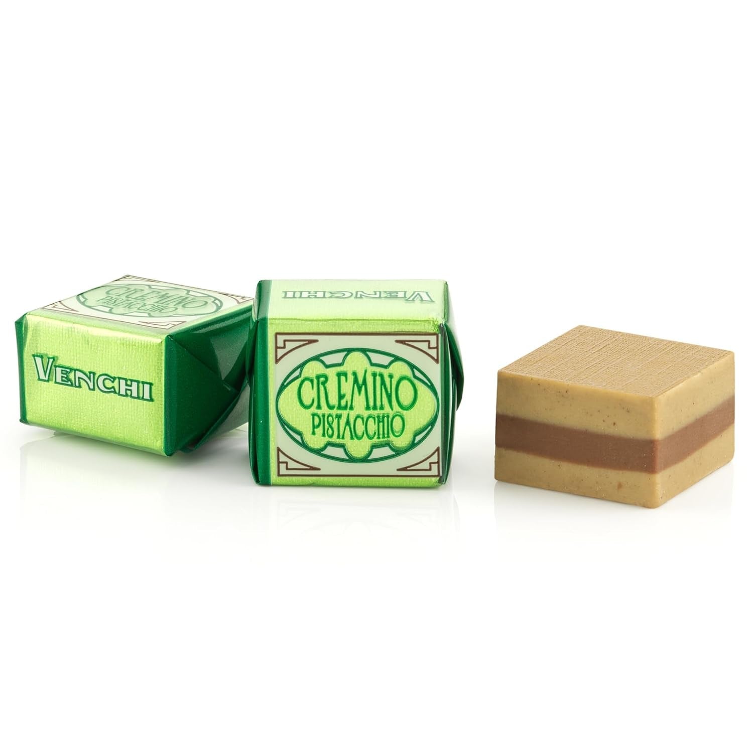 Venchi - Cremini 1878 - Dreischichtige Schokolade mit Gianduja mit Milch und Mandelpaste, „Piemonteser Haselnüsse g.g.A.“, 1 kg, glutenfrei, ohne Farbstoffe und ohne Konservierungsstoffe