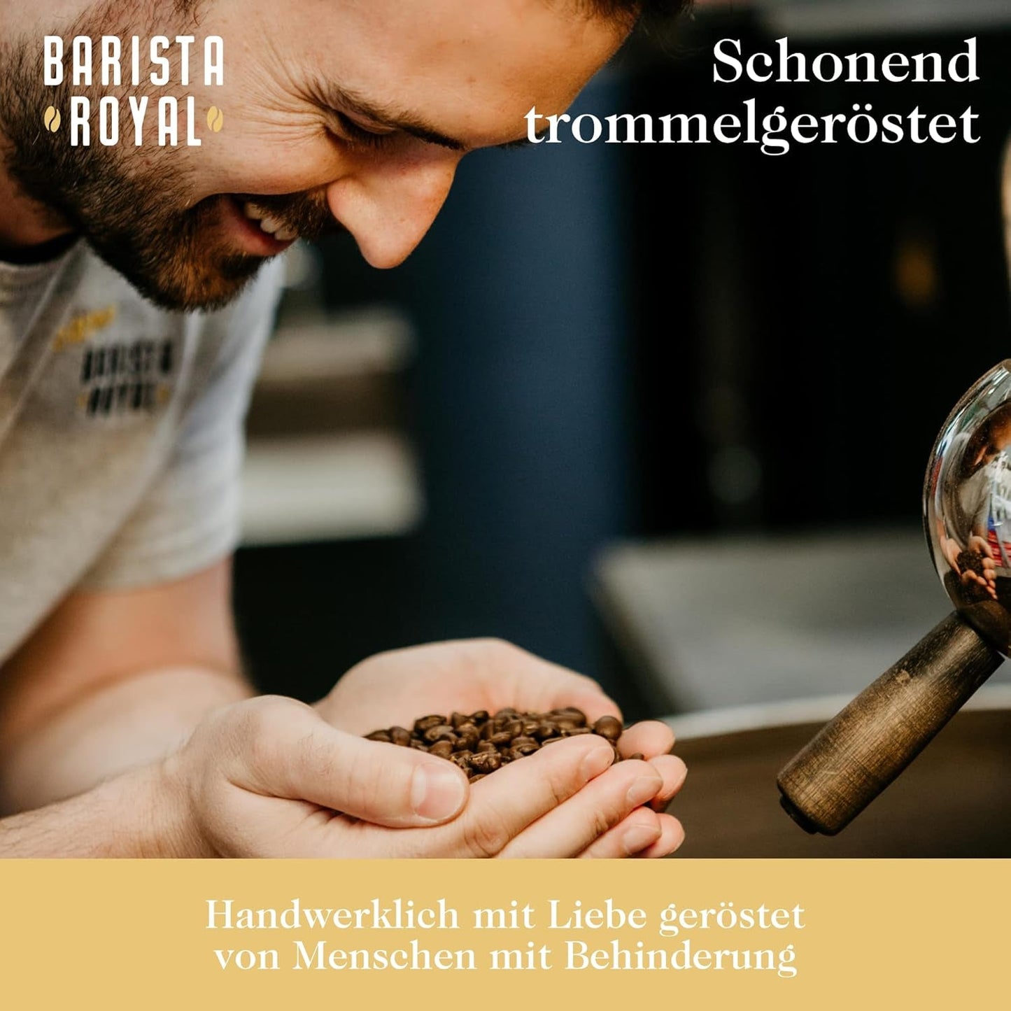 Probierset Espressobohnen 4 x 350g Espressobohnen | Entdeckungspaket/Probepaket | Robusta und Arabica | Ideal für Vollautomaten und Siebträger | KÖNIGLICHER BARISTA