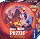 KOSMOS 684853 Den Tiefen Des Vulkans Abenteuerpuzzle, 258 Teile, interaktives Abenteuerpuzzle für Kinder ab 8 Jahren, Entdecken Sie mit jedem Puzzleteil eine Abenteuergeschichte. Puzzle-Naty-Shop-Standardtitel