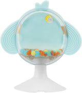 Chicco Essensgeschenkset Dou Dou, Lätzchenset, Hochstuhlspielzeug mit Saugnapf in Form eines süßen Huhns, mit zwei bunten Rasseln, leicht zu fangen ab 6 Monaten Babyspielzeug Naty Shop