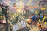 Schmidt Spiele Puzzle 59475 - Thomas Kinkade, Disney Die Schöne und das Biest, Puzzle 1.000 Teile [Exklusiv bei Amazon] Puzzle Naty Shop