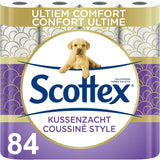 Gepolstertes Toilettenpapier (12 Packungen à 7 Rollen) – weich und bequem – umweltfreundlich – langlebig