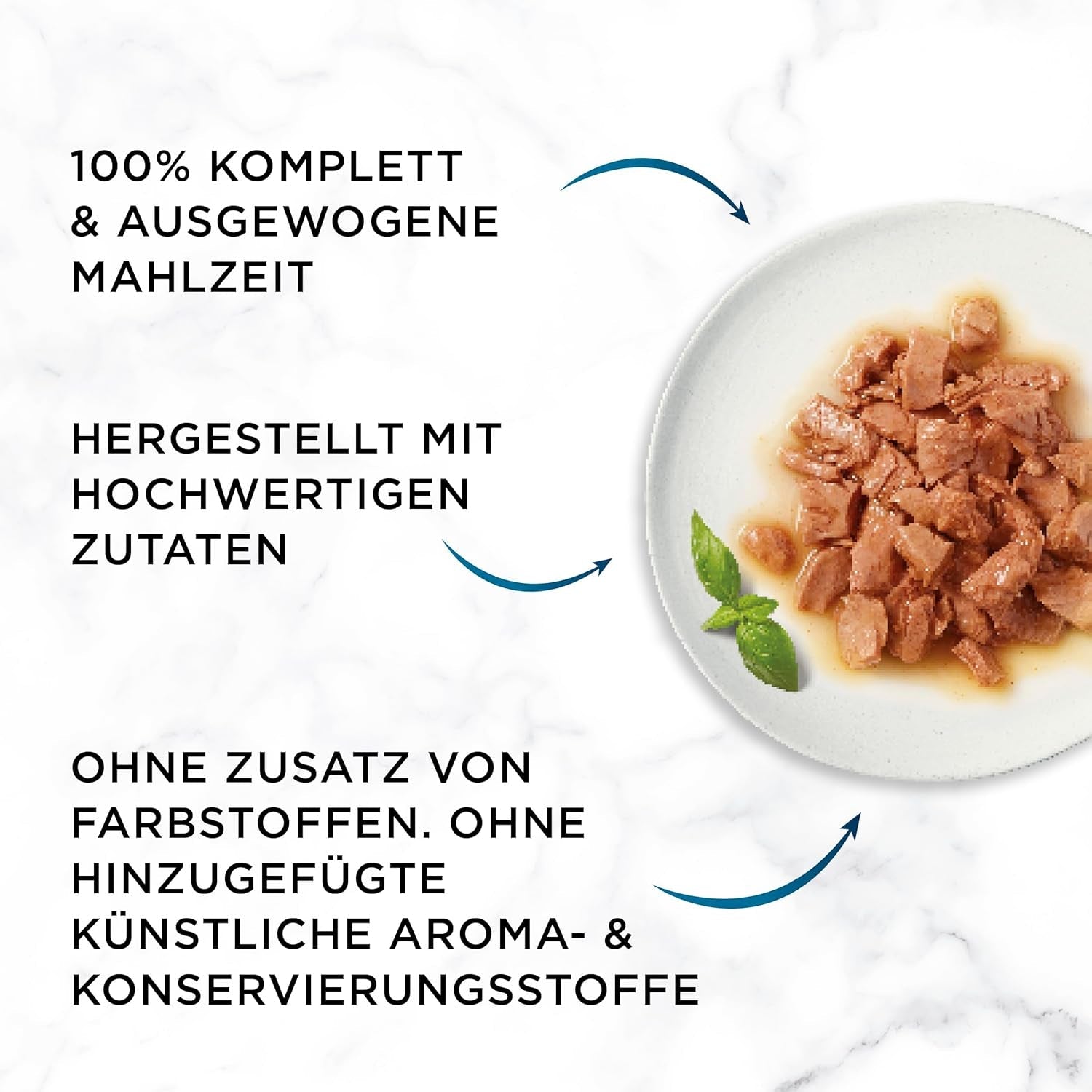 Gourmet Perle Select Strips Nassfutter für Katzen mit Huhn, 26er Pack (26 x 85 g)