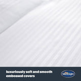 Silentnight Hotel Collection Steppdecke für Doppelbetten, 13,5 TOG, weiß, Mikrofaser, weiß, Einzelbett 135 x 200 cm Steppdecken und Steppdecken Naty Shop