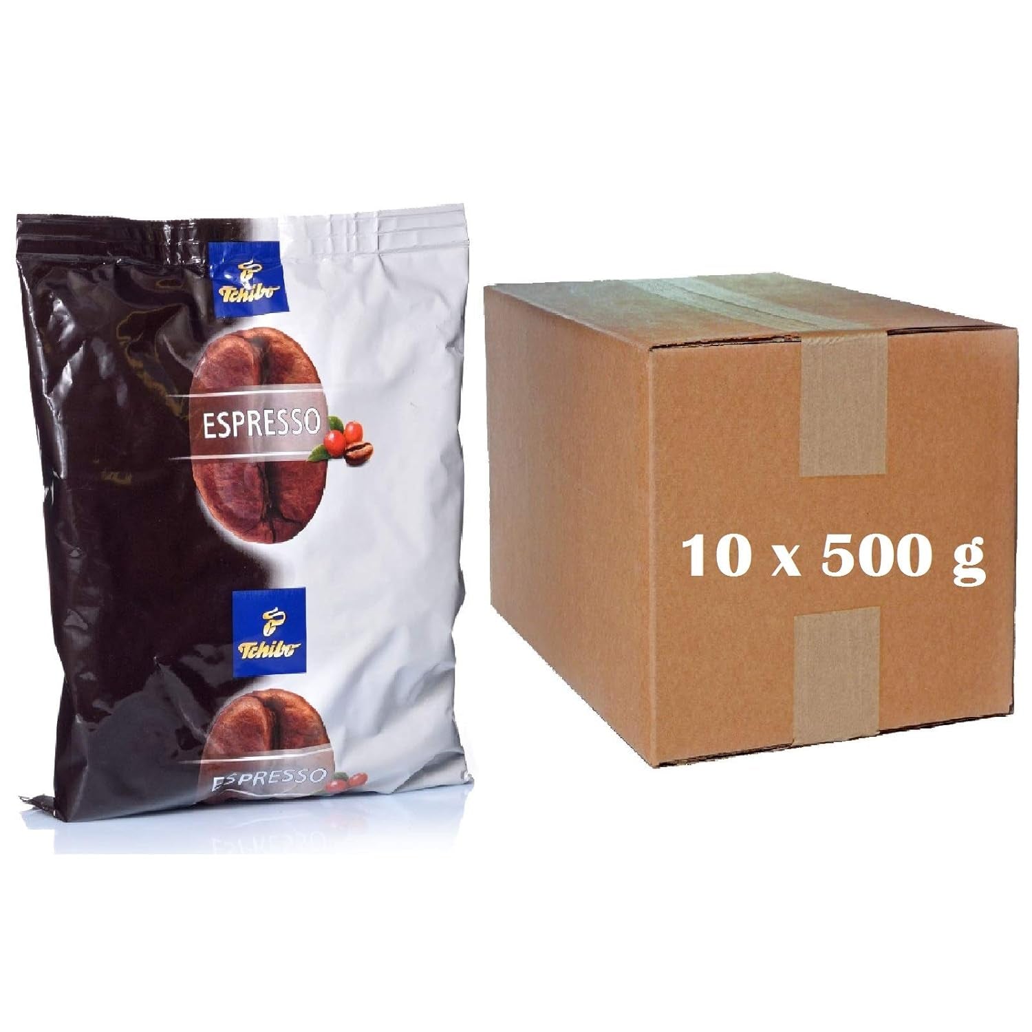 Tchibo Espresso Classico - 10 Kaffeebohnen x 500g