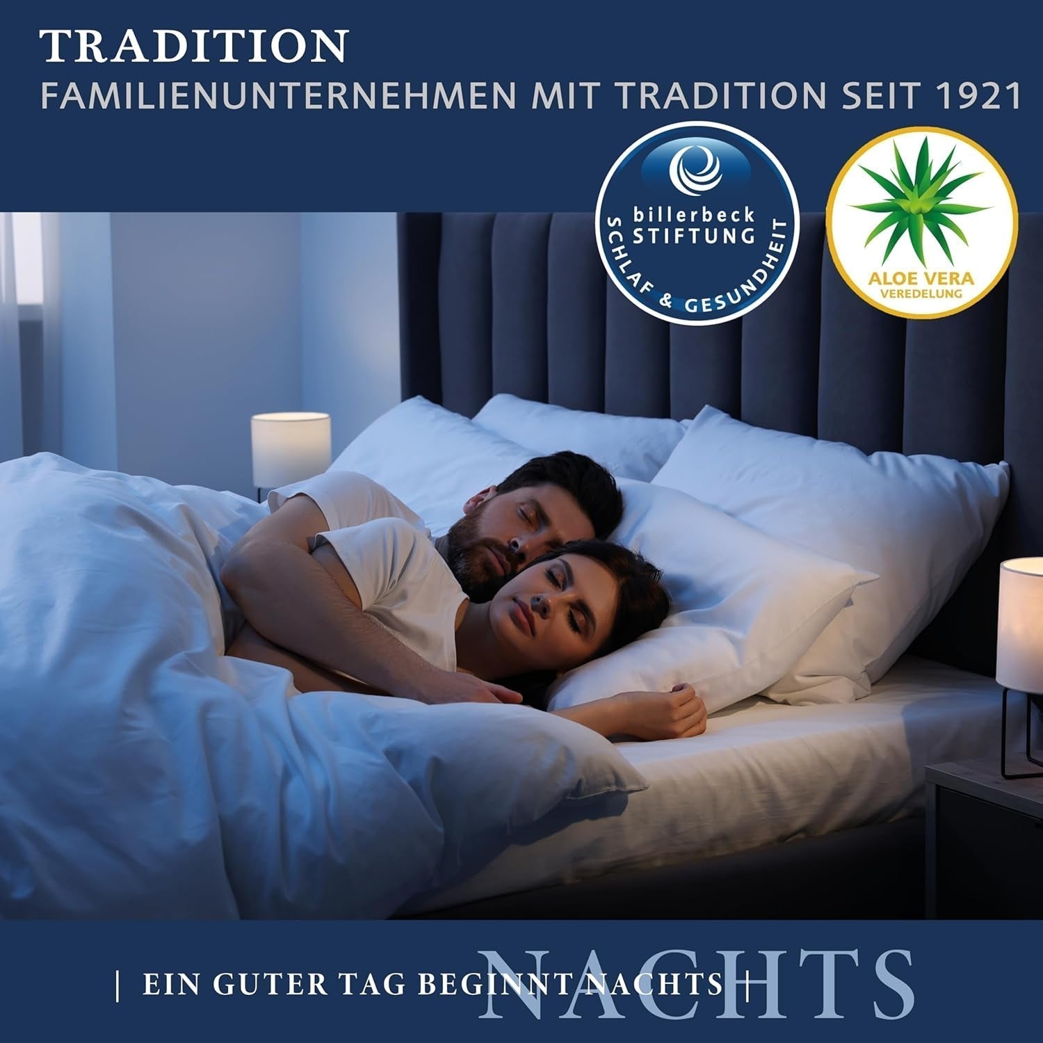 Billerbeck S20 Superlight Quilt - Sommersteppdecke - 135 x 200 cm - Leichte Sommersteppdecke - AIRFILL® - Hohlfaser, 100 % Polyester, weiß Steppdecken und Steppdecken Naty Shop