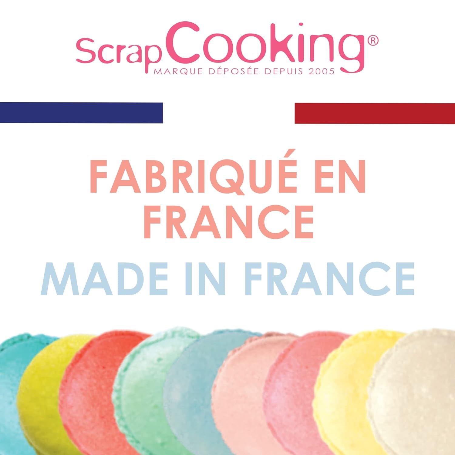 Scrapcooking – Set mit 9 pastellfarbenen Lebensmittelfarben – Blau, Gelb, Koralle, Rosa, Türkis, Limettengrün, Weiß, Aquagrün, Puderrosa – Essbares Farbpulver für Kuchen, Muffins, Macarons – 4272