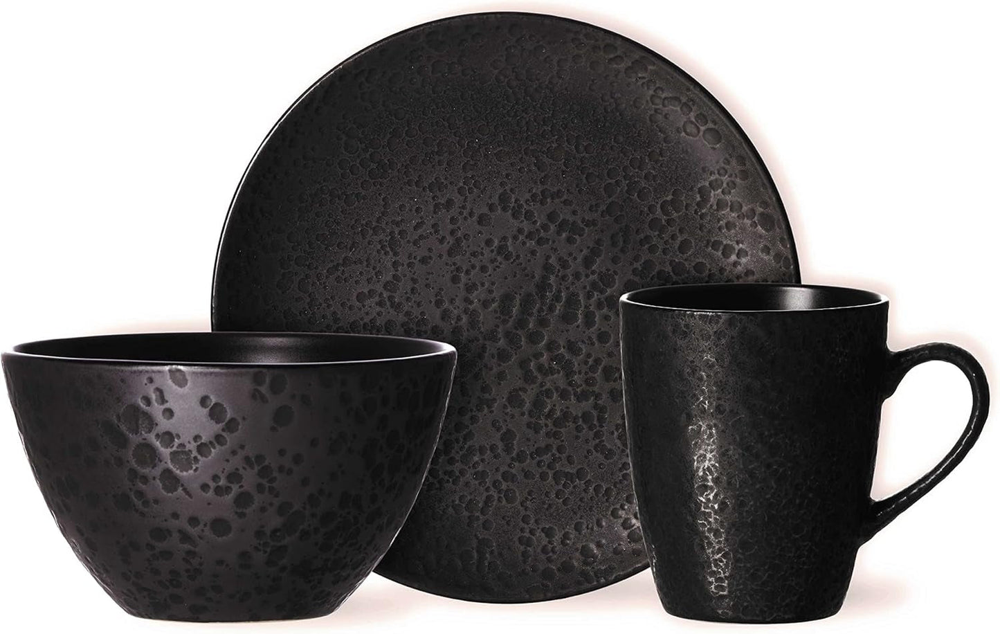 Ritzenhoff & Breker Kitwe Frühstücksset, 12-teilig, Schwarz