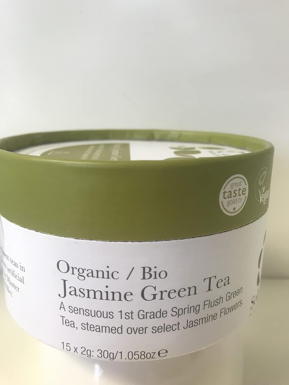Bio-Jasmin-Grüntee, 15 Seidenteebeutel, 1 Packung (1 x 30 g)