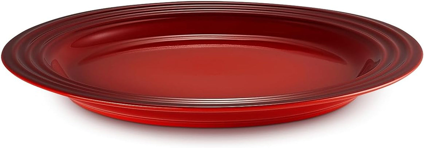 Le Creuset Steinzeug-Geschirrset, 12-teilig, Kirschrot, 79351000607081