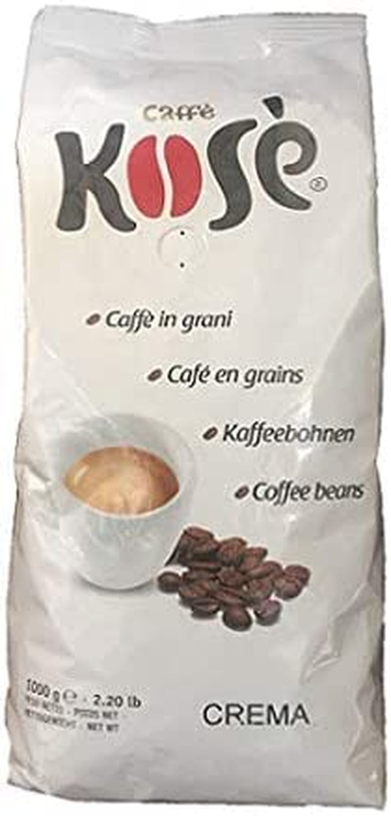 Kosé-Kaffeebohnen 1000 g – 6 Stück pro Karton