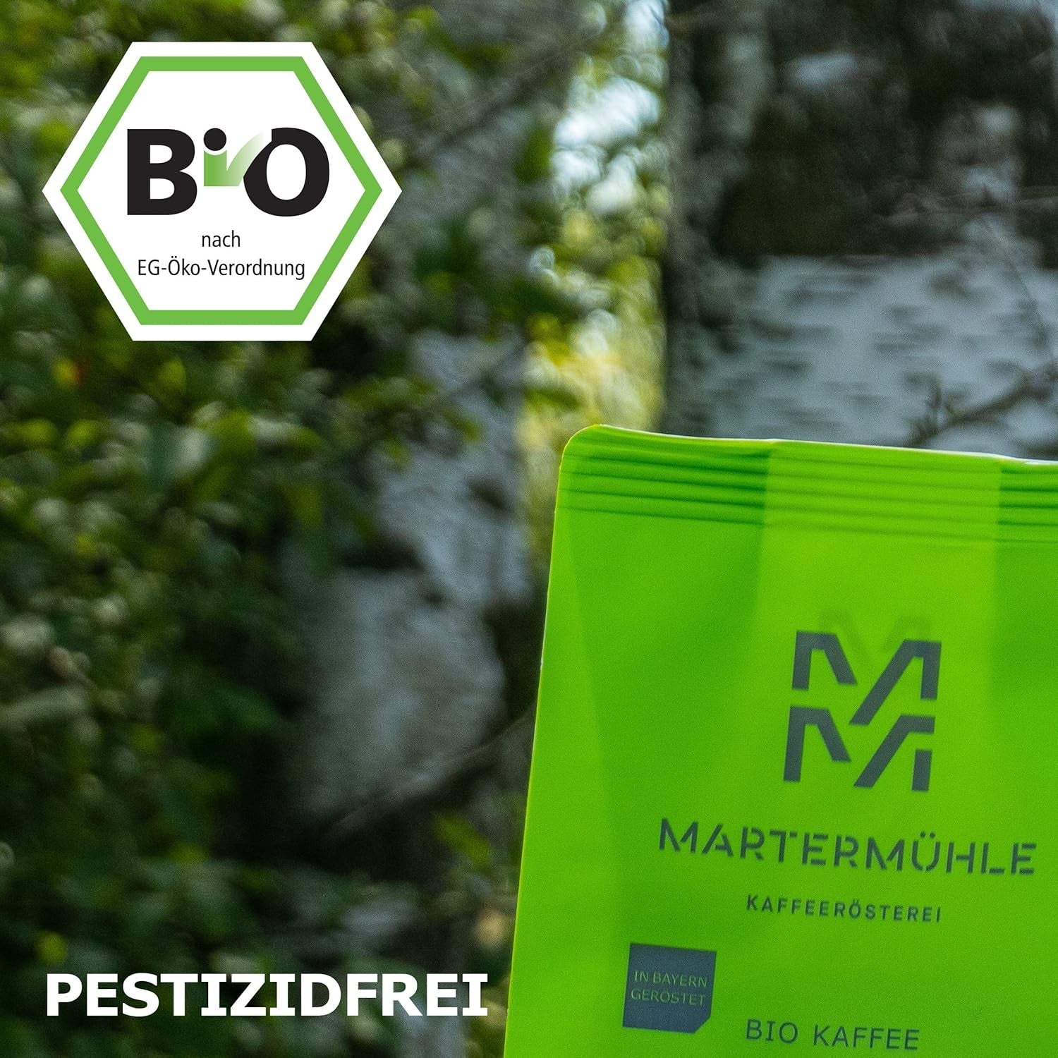 Martermühle Bio-Kaffeebohnen-Probierset 3x250g leicht/mittelstark I Arabica I Ganze Bio-Kaffeebohnen leicht geröstet, geringer Säuregehalt (68/74/426)