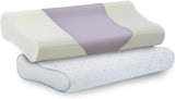 PARADIES Nackenkissen 40X80 cm - Revita Ergonomisch - IGR-zertifiziert, Ergonomisches Nackenstützkissen Höhe: 10 cm Zervikale orthopädische Kissen Naty Shop Latex Vario-Ergonomic