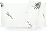 Mister Sandman Ergonomisches Kissen 40 x 80, Nackenkissen mit Aloe Vera-Kissenbezug, Visco-Kissen perfekt für Bauchschläfer, Rückenschläfer und Seitenschläfer, Memory-Schaum-Kissen, orthopädische Nackenkissen, Naty Shop
