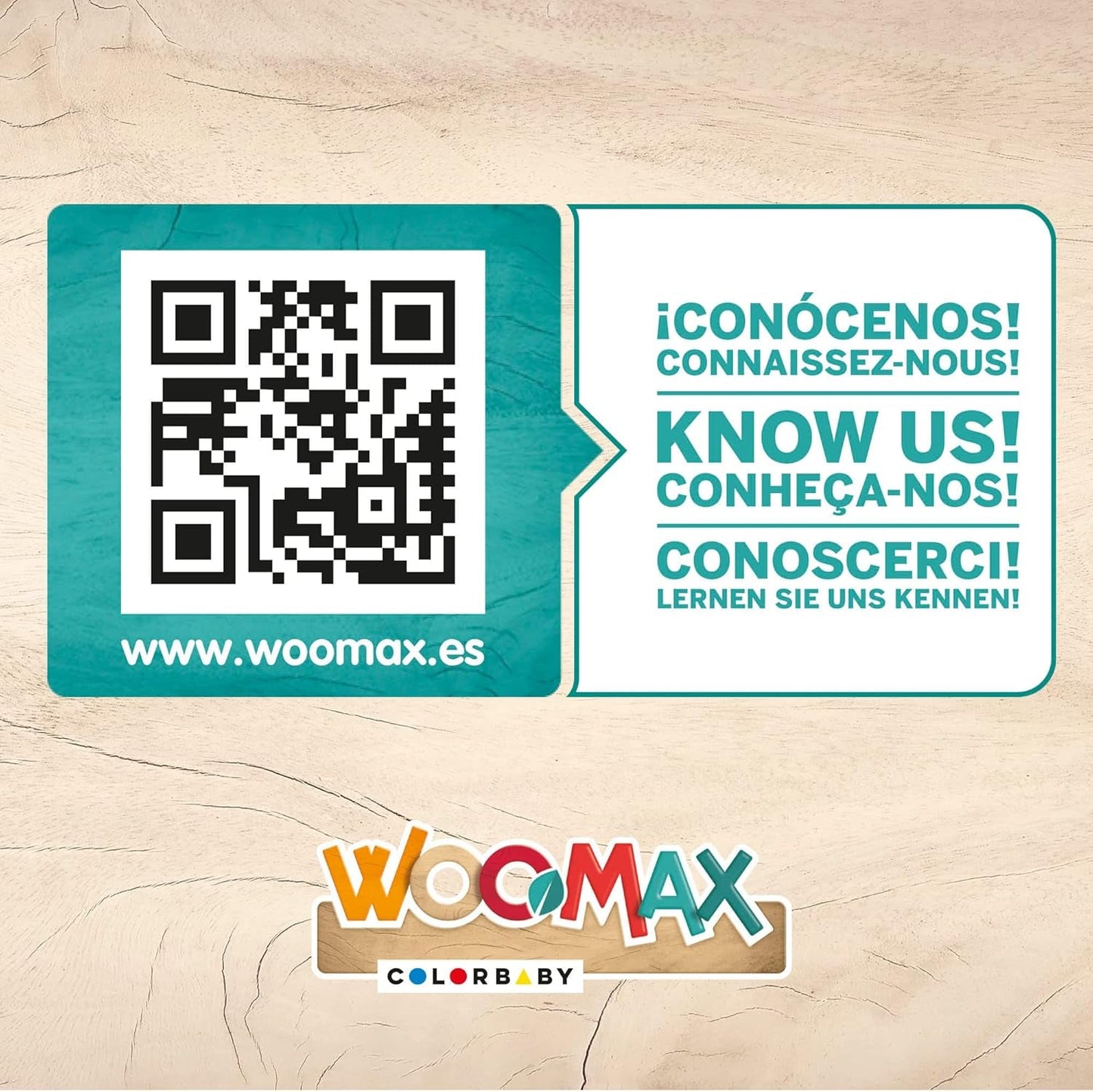 Colorbaby WOOMAX 49314 – Holzschloss 37 x 15 x 53,5 cm +3A Puppenhäuser Naty Shop