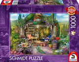 Schmidt Spiele 59794 Gartenhaus in den Weinbergen 1000 Teile Puzzle Naty Shop Standardtitel