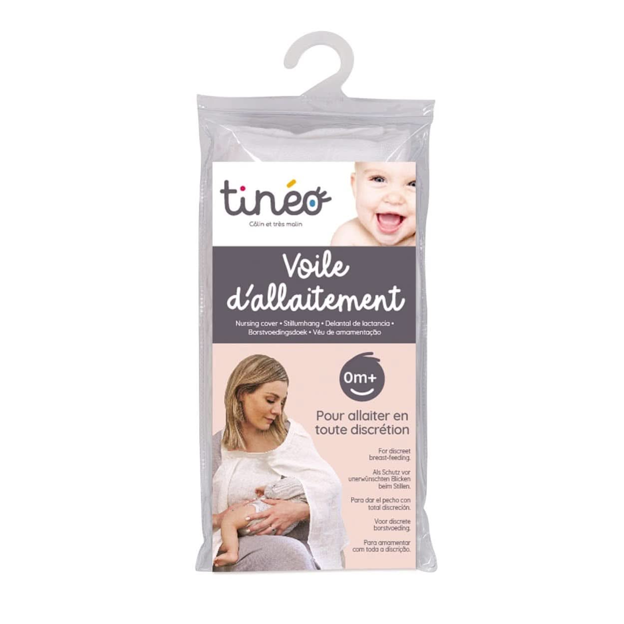 Stillhandtuch, weiß Zubehör Essen und Stillen Bebe Naty Shop