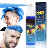 Haarspray-Farbe – 30 ml temporäres grünes Haarfärbespray, natürliches Haarfärbemittel, temporäres Haarfärbespray, waschbare Haarfärbemittel für Party, Cosplay, Halloween (grün), Haarfärbemittel Naty Shop Blau