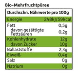 FRECHE FREUNDE Bio Quetschie Apfel, Birne & Maracuja, Fruchtmus mit Obst im Quetschbeutel für Babys ab dem 6. Monat, vegan, 6er Pack (6 x 100g)