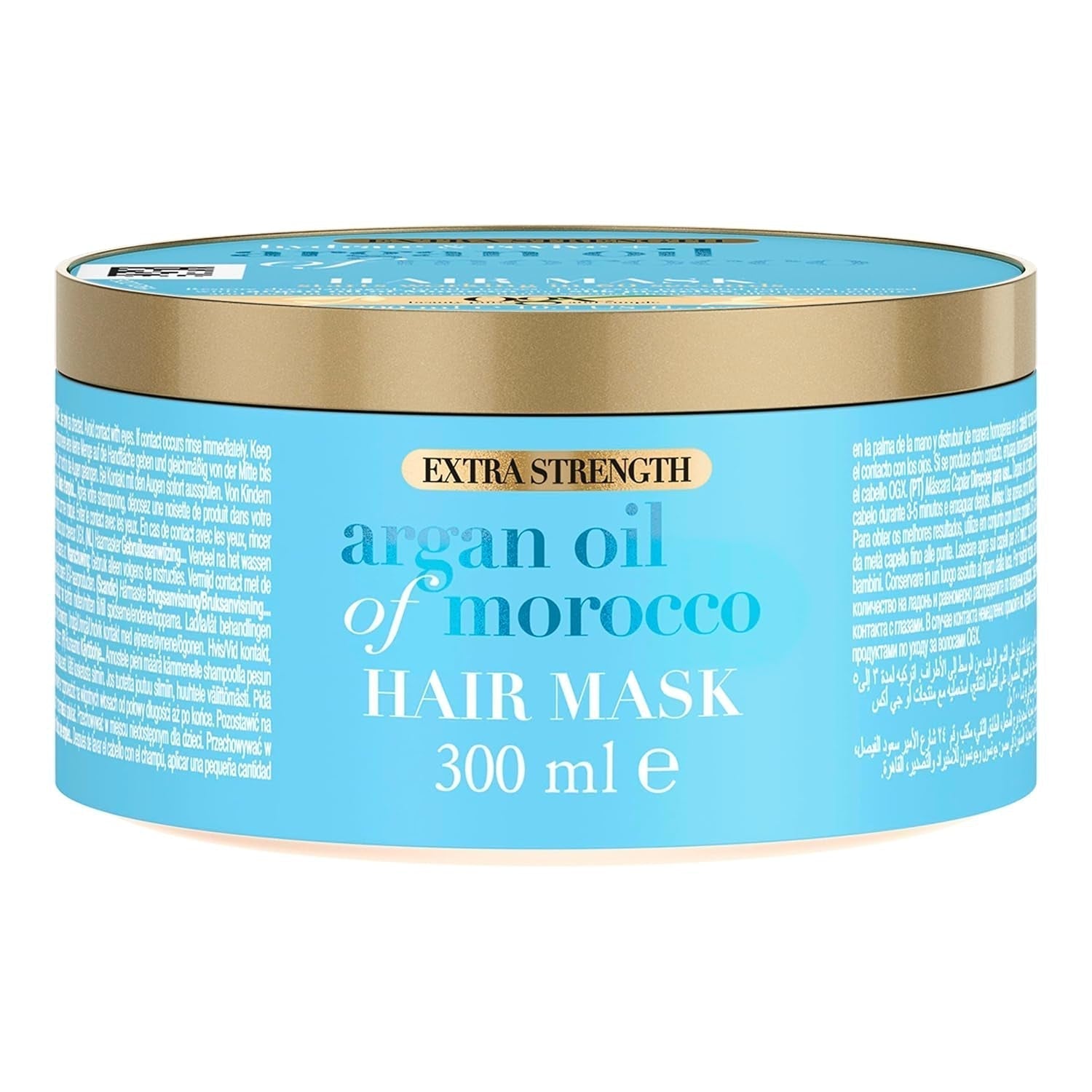 OGX Extra Strength Hydrate & Revive + Argan Oil of Morocco Haarmaske (300 ml), luxuriöse Haarmaske mit reichhaltigem Arganöl und Seidenproteinen. Naty Shop Haarmaske Ogx Argan Oil Of Morocco Haarmaske