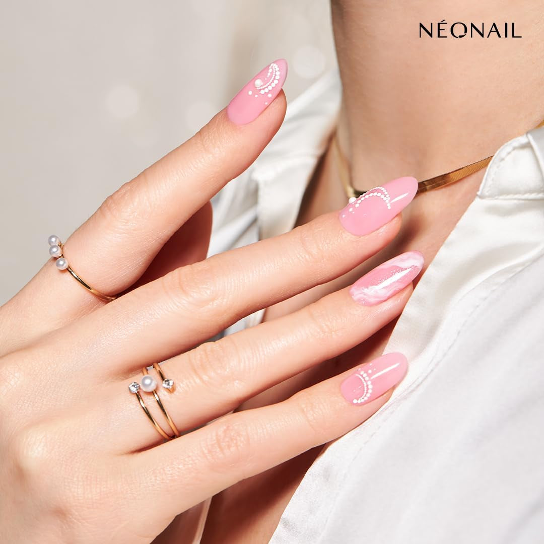 NÉONAIL Nagelstickers 3D - 61 Muster - Nail Charms - Nägel Selber Machen - Nägel - Nageldesign - Zubehör - Nailart - Nail Art Zubehör - Nagel Deko - Nagelschmuck - Dekoration Nageldesign - Weiß