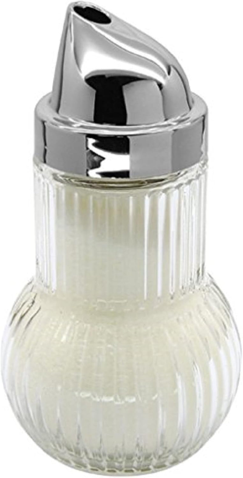 FACKELMANN 46907 Zuckerspender Rubin, Zuckerstreuer, Glas mit Chromkapsel