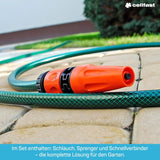 CELLFAST Sprinkler-Set, Gartensprinkler, Rasensprinkler für Blumen und Pflanzen, Schnellanschluss, wirtschaftlich